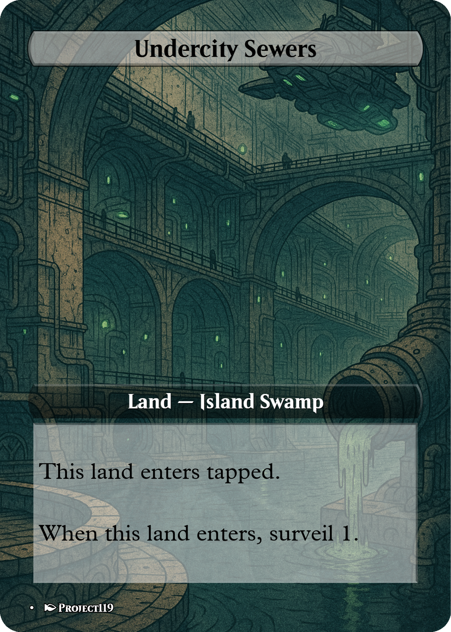 Sci Fi Japanese Wood Block Inspired 62 Card Mega Land Bundle - Magic the Gathering Proxy Cards