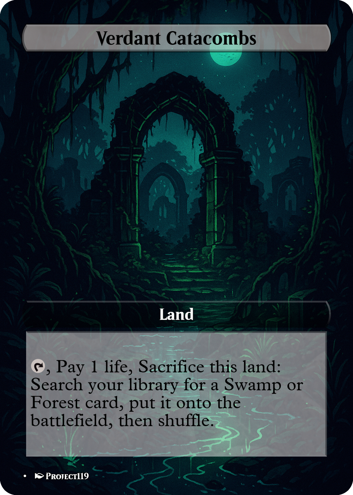 Synthwave Inspired 10 Fetch Land Bundle - Magic the Gathering Proxy Cards