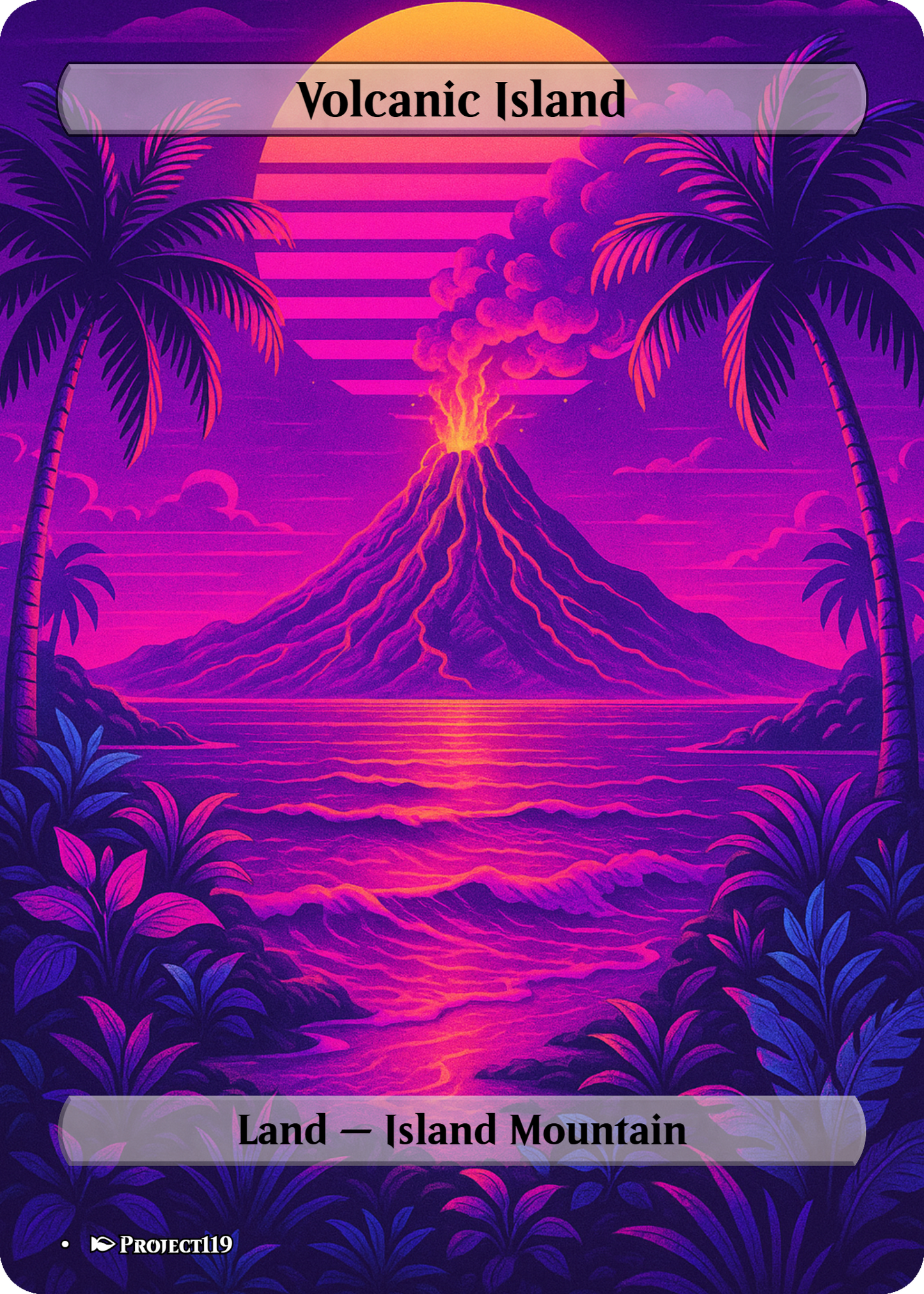 Vaporwave Inspired 10 Dual Lands Bundle - Magic the Gathering Proxy Cards