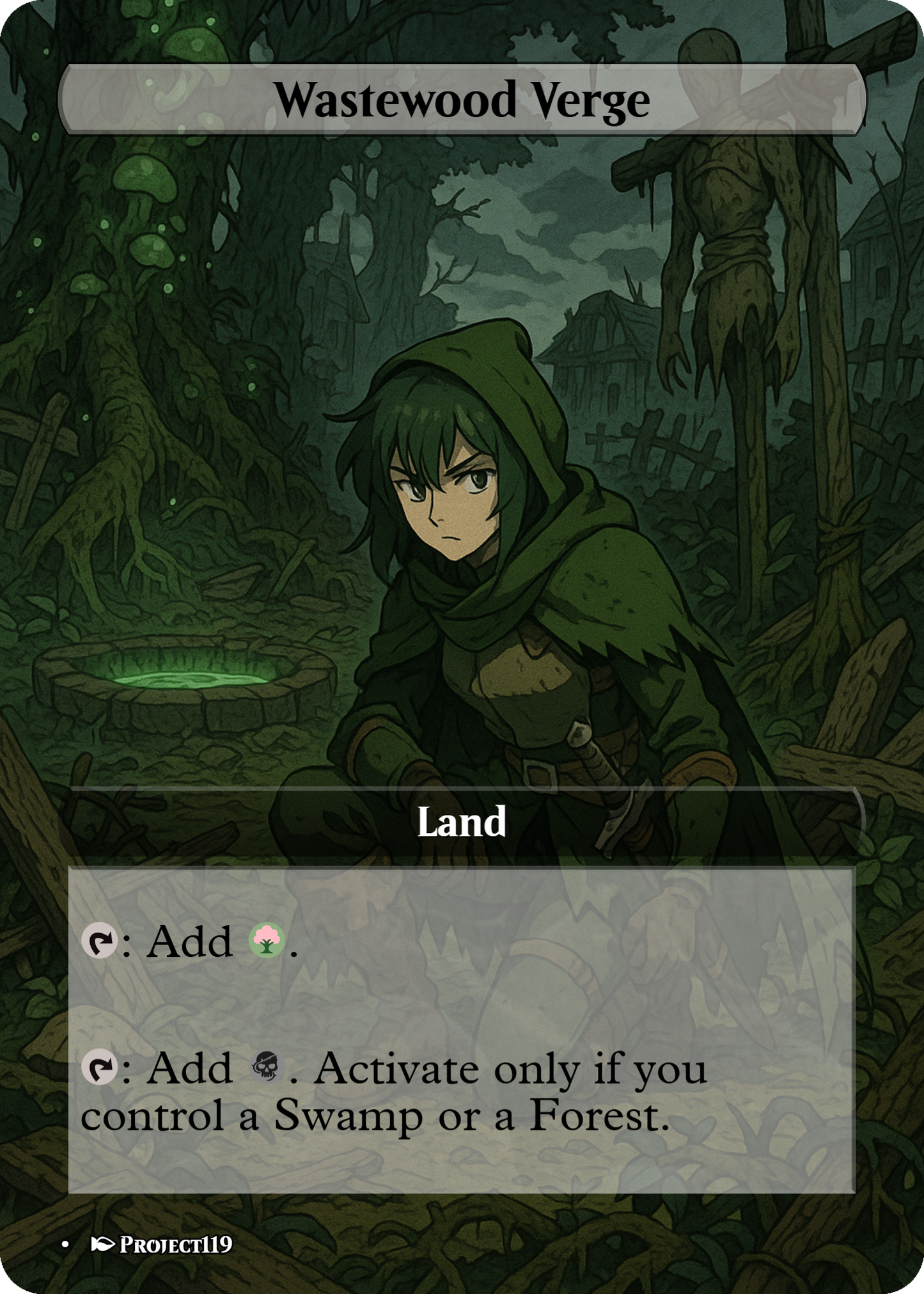 1990’s Anime Inspired 10 Verge Land Bundle - Magic the Gathering Proxy