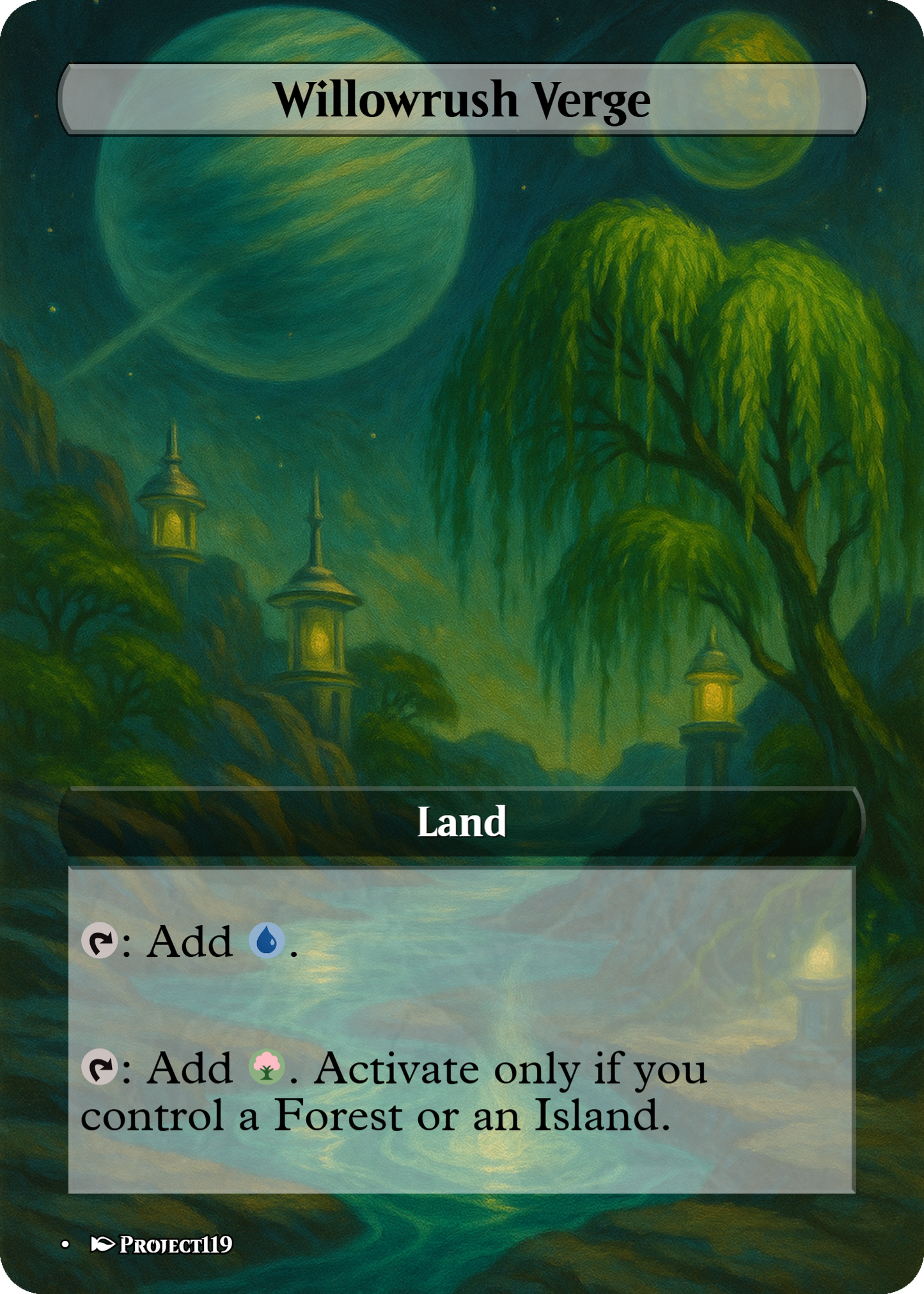 1930's Pulp Magazine Cover Inspired 10 Verge Land Bundle - Magic the Gathering Proxy Cards