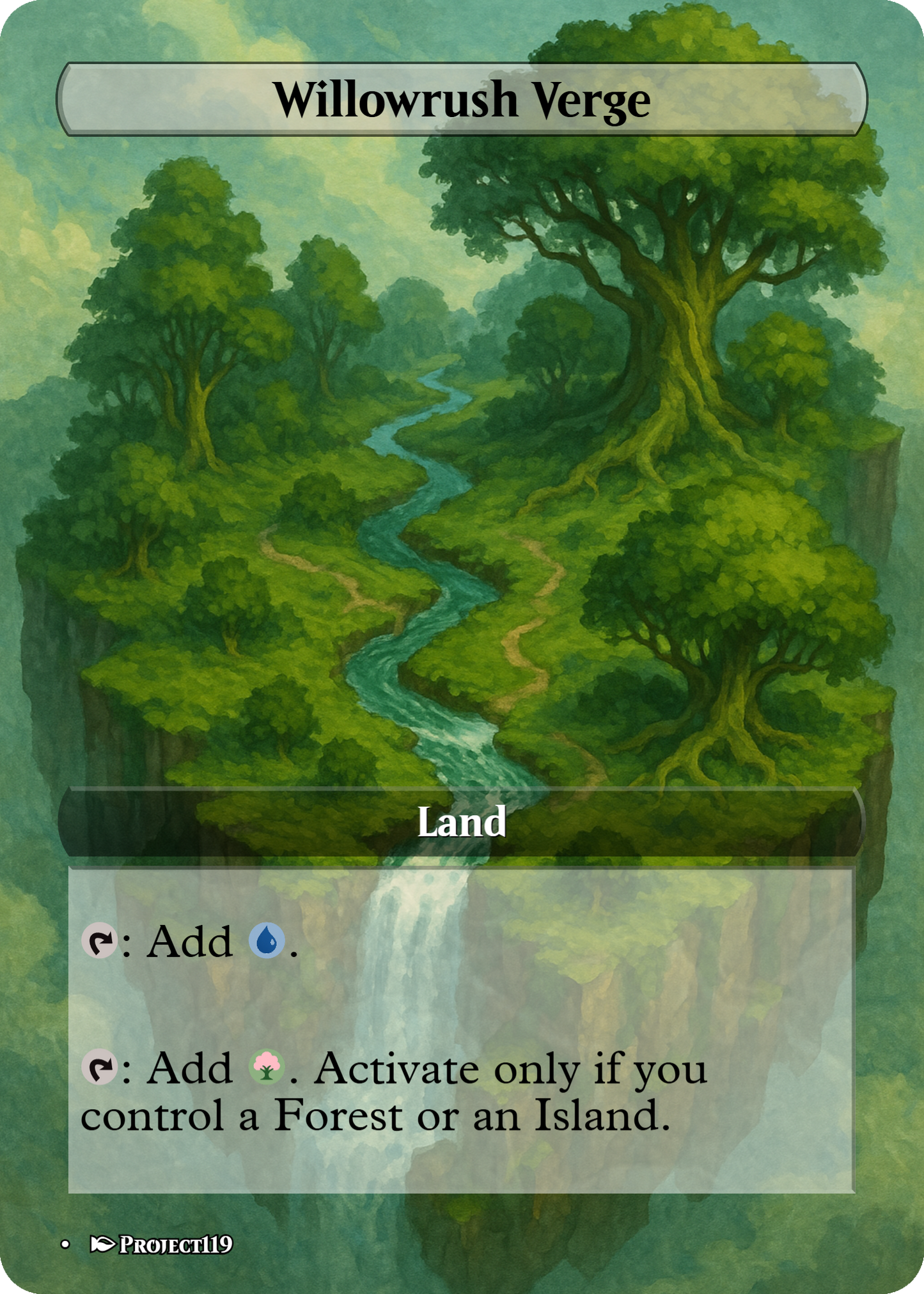 Isometric Art Inspired 18 Land Temur Commander Starter Bundle - Magic the Gathering Proxy Cards