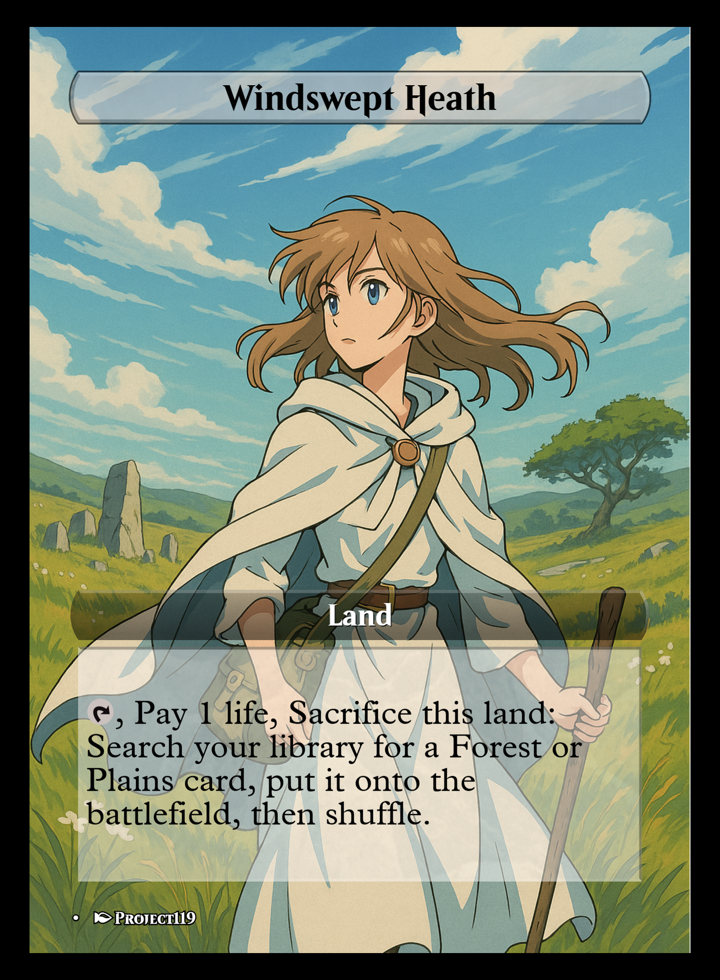 1990’s Anime Inspired 18 Land Bant Commander Starter Bundle - Magic the Gathering Proxy Cards