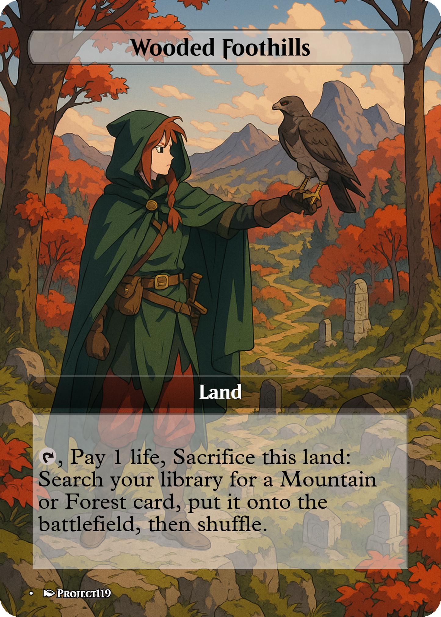 1990’s Anime Inspired 18 Land Temur Commander Starter Bundle - Magic the Gathering Proxy Cards