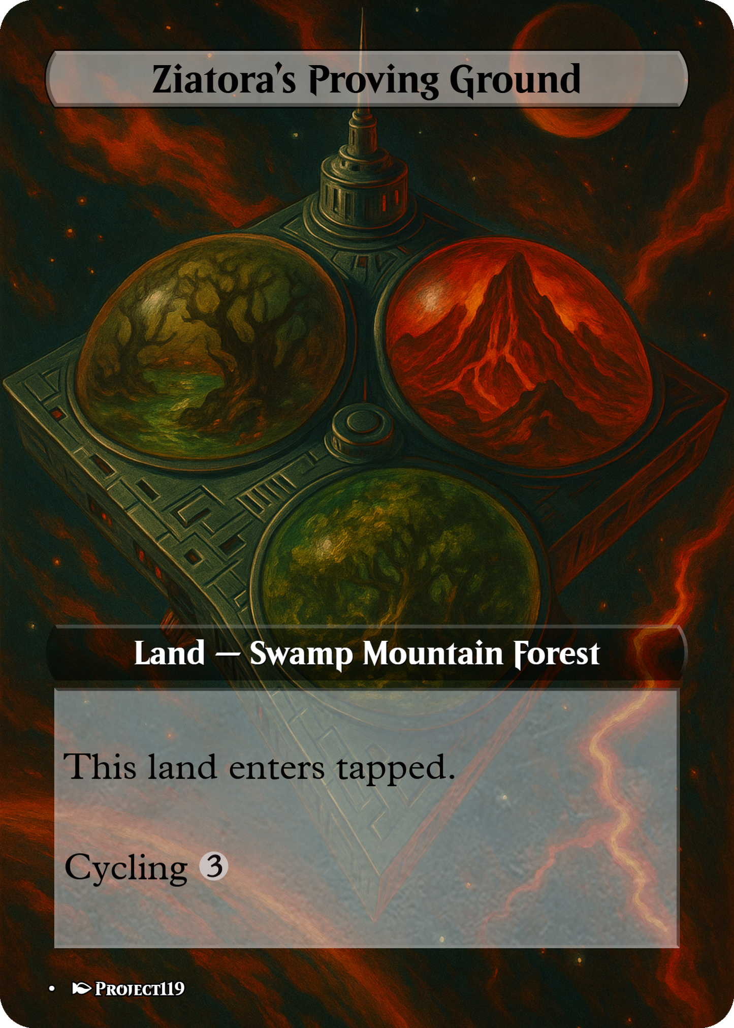 1930's Pulp Magazine Cover Inspired 10 Triome Land Bundle - Magic the Gathering Proxy Cards