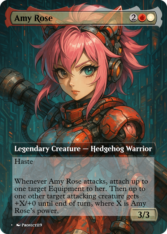 Amy Rose - Cyberpunk Renegades Magic the Gathering Proxy Card