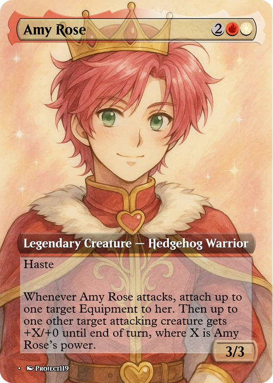 Amy Rose - Shoujo Prince Magic the Gathering Proxy Card