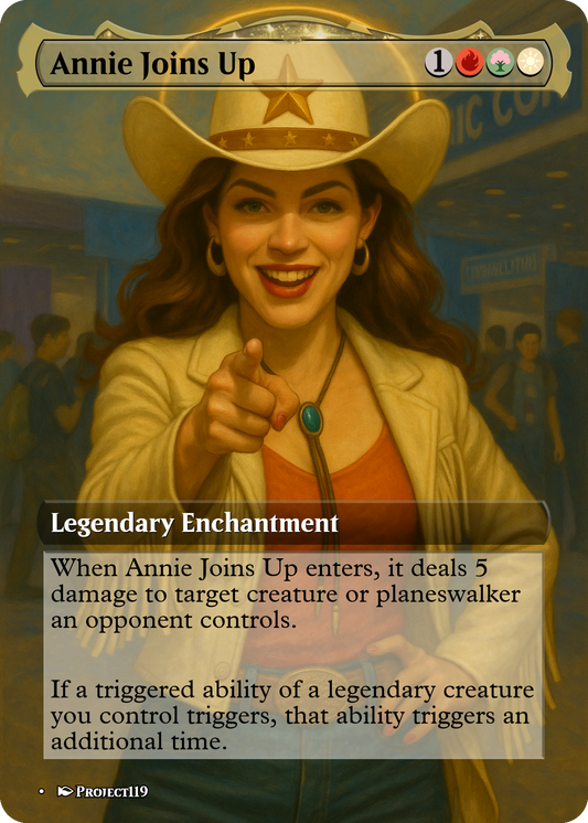 Annie Joins Up - Magic the Gathering Proxy Card