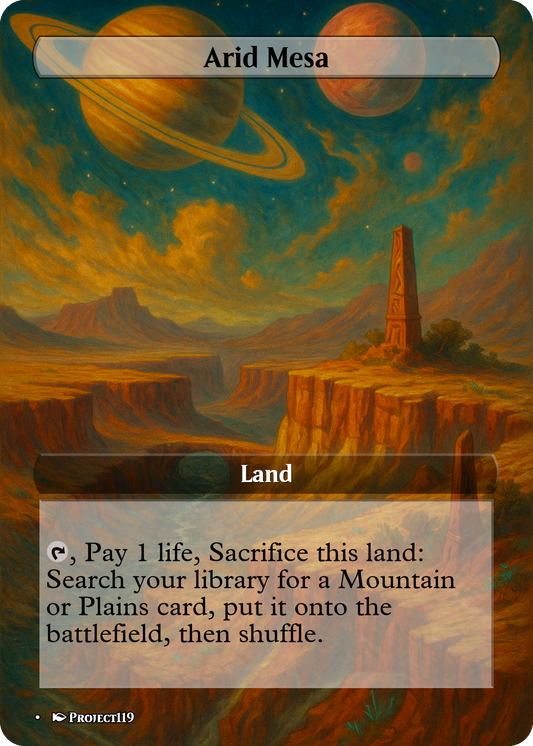 1930's Pulp Magazine Cover Inspired 10 Fetch Land Bundle - Magic the Gathering Proxy Cards