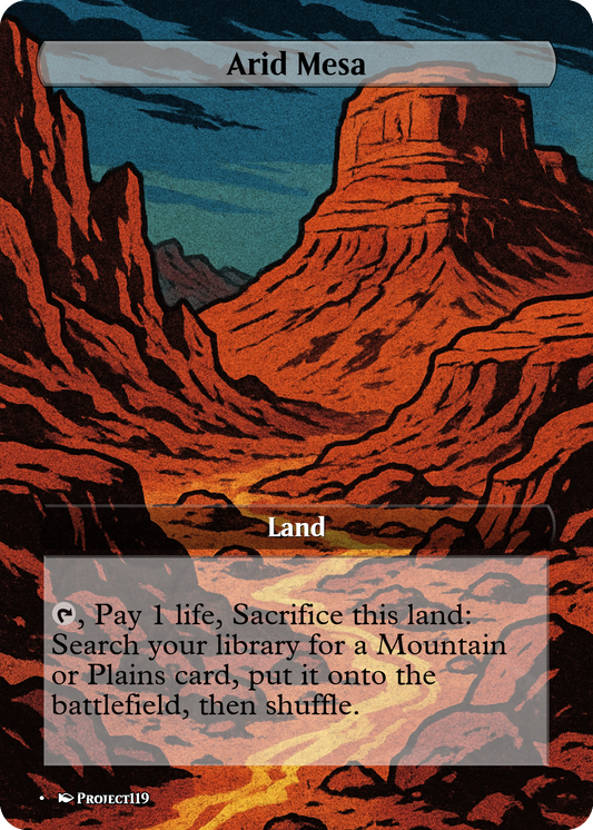 1980s Comic Art Inspired 10 Shock Land Bundle - Magic the Gathering Proxy