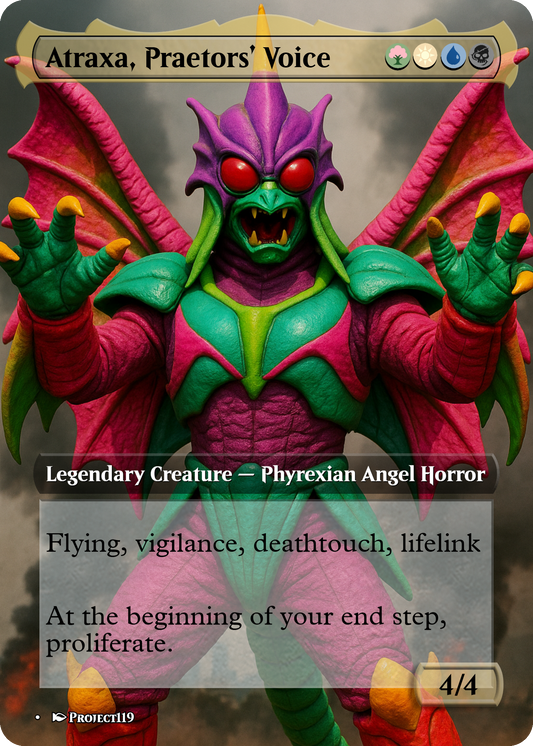 Atraxa, Praetor's Voice - Super Sentai Inspired Magic the Gathering Proxy Card