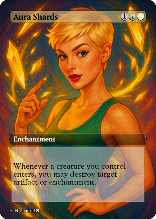 Aura Shards - Digital Pin Up Magic the Gathering Proxy Card