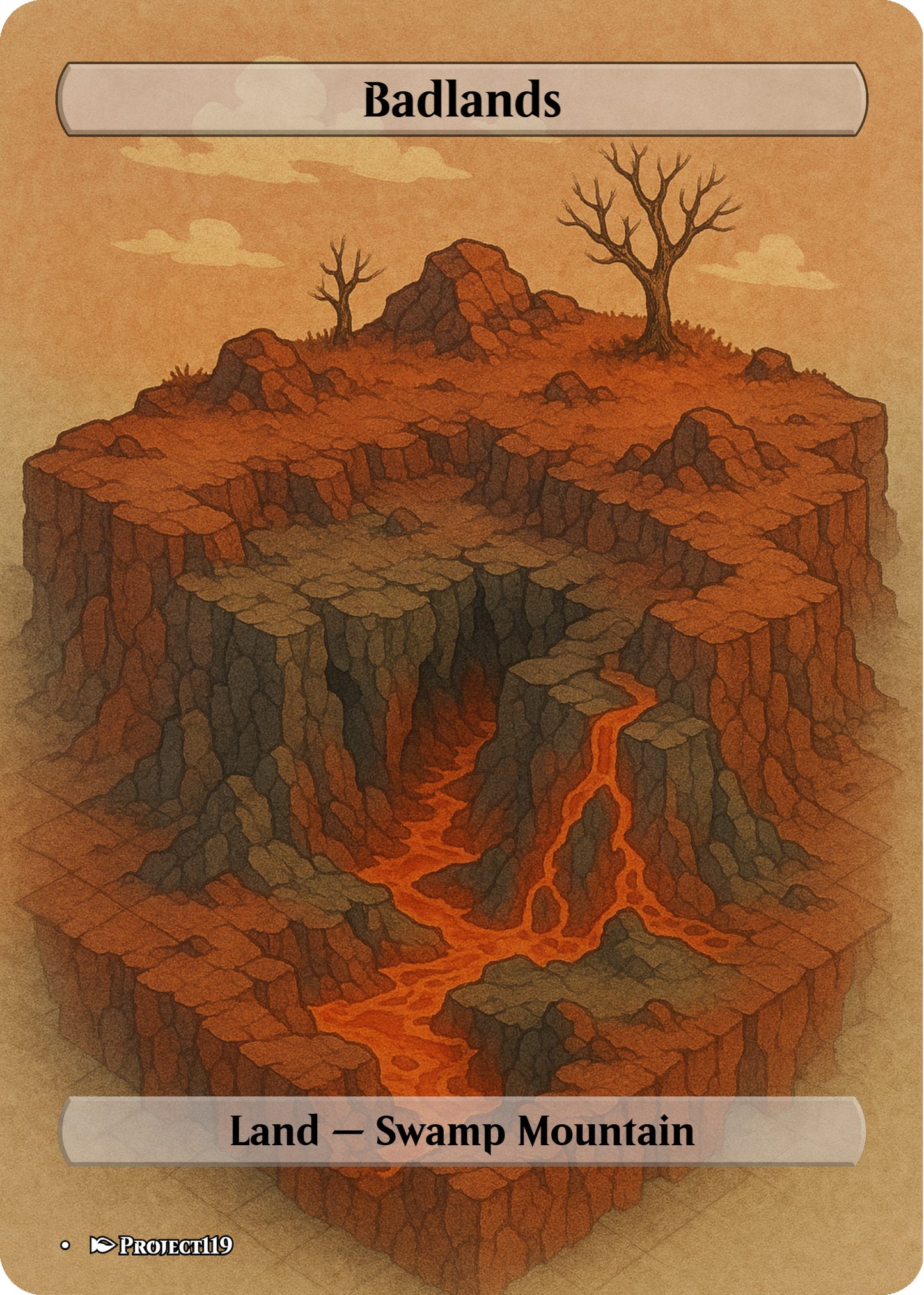 Isometric Art Inspired 18 Land Mardu Commander Starter Bundle - Magic the Gathering Proxy Cards