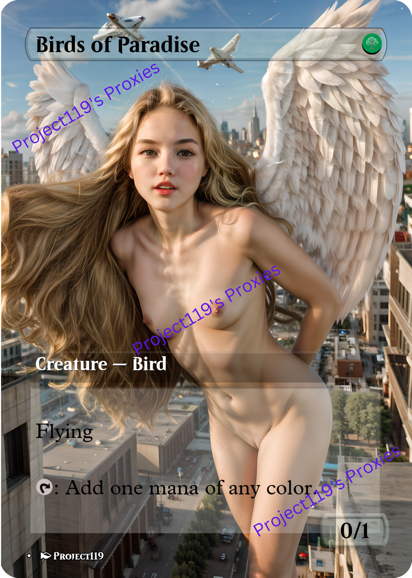 Birds of Paradise - Magic the Gathering Mature Proxy Card