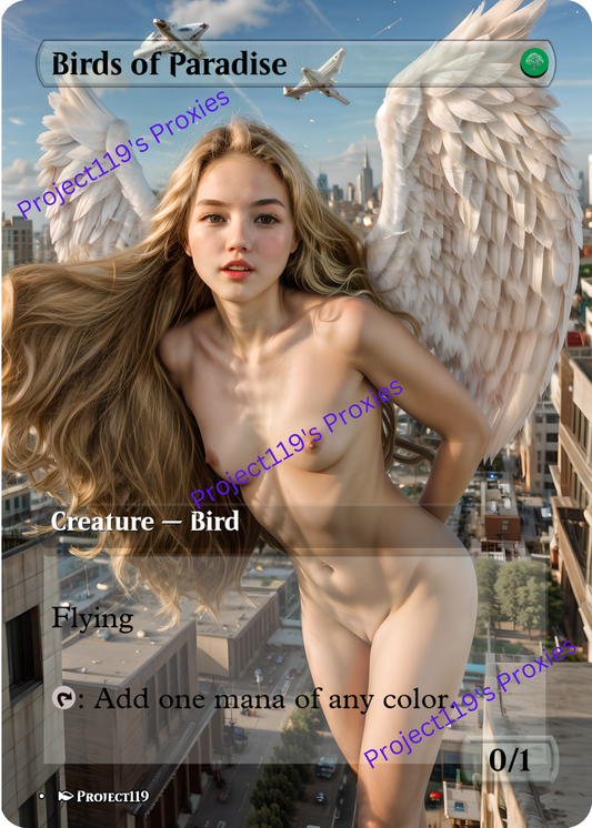 Birds of Paradise - Magic the Gathering Mature Proxy Card