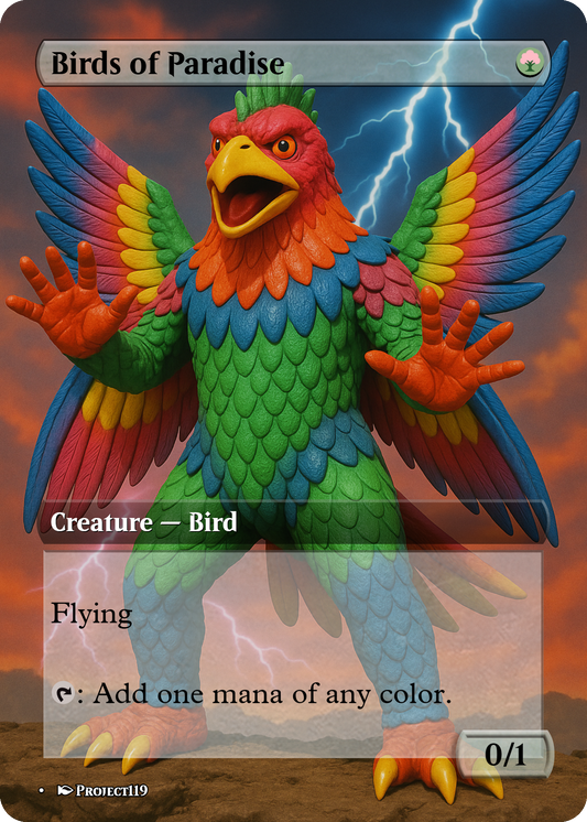Birds of Paradise - Magic the Gathering Proxy Card