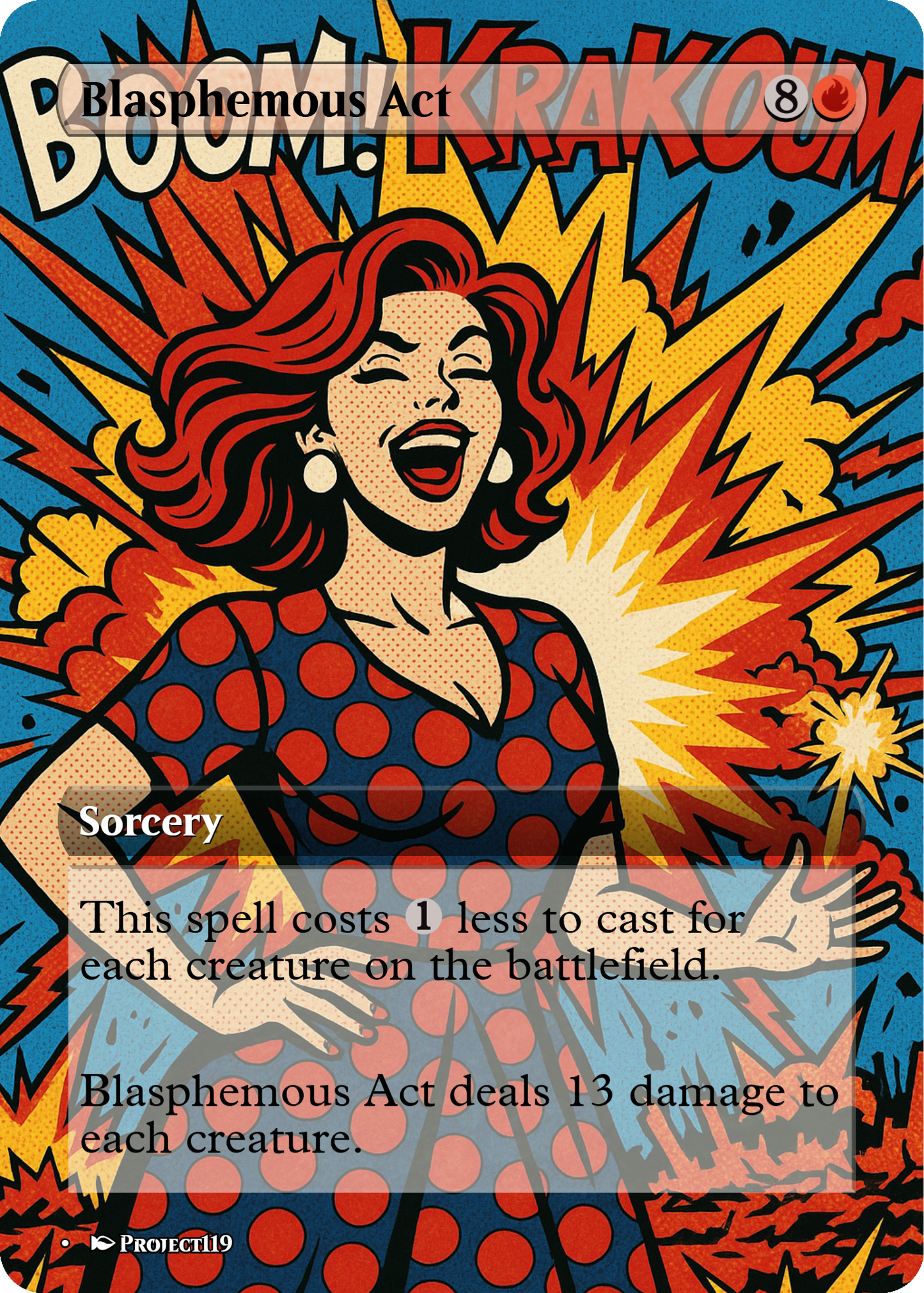 Blasphemous Act - Magic the Gathering Proxy Card