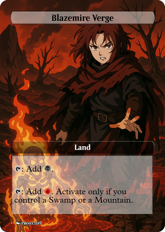 1990’s Anime Inspired 10 Verge Land Bundle - Magic the Gathering Proxy