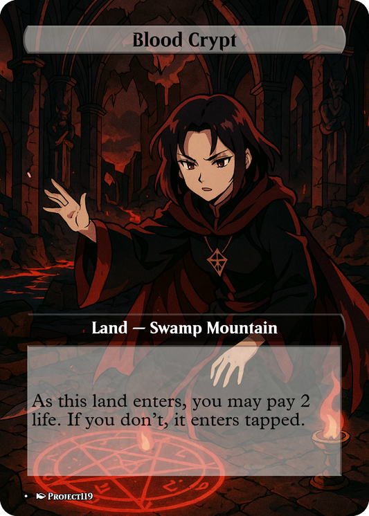 1990’s Anime Inspired 10 Shock Land Bundle - Magic the Gathering Proxy