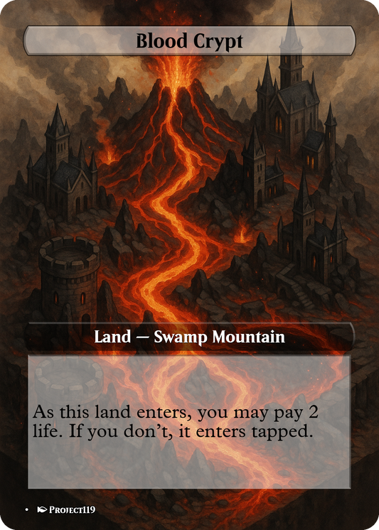 Isometric Art Inspired 10 Shock Land Bundle - Magic the Gathering Proxy