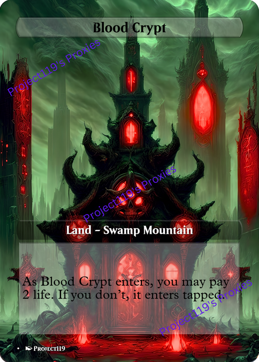 Blood Crypt - Magic the Gathering Proxy Card