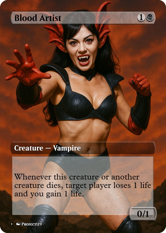 Blood Artist - Magic the Gathering Proxy Card
