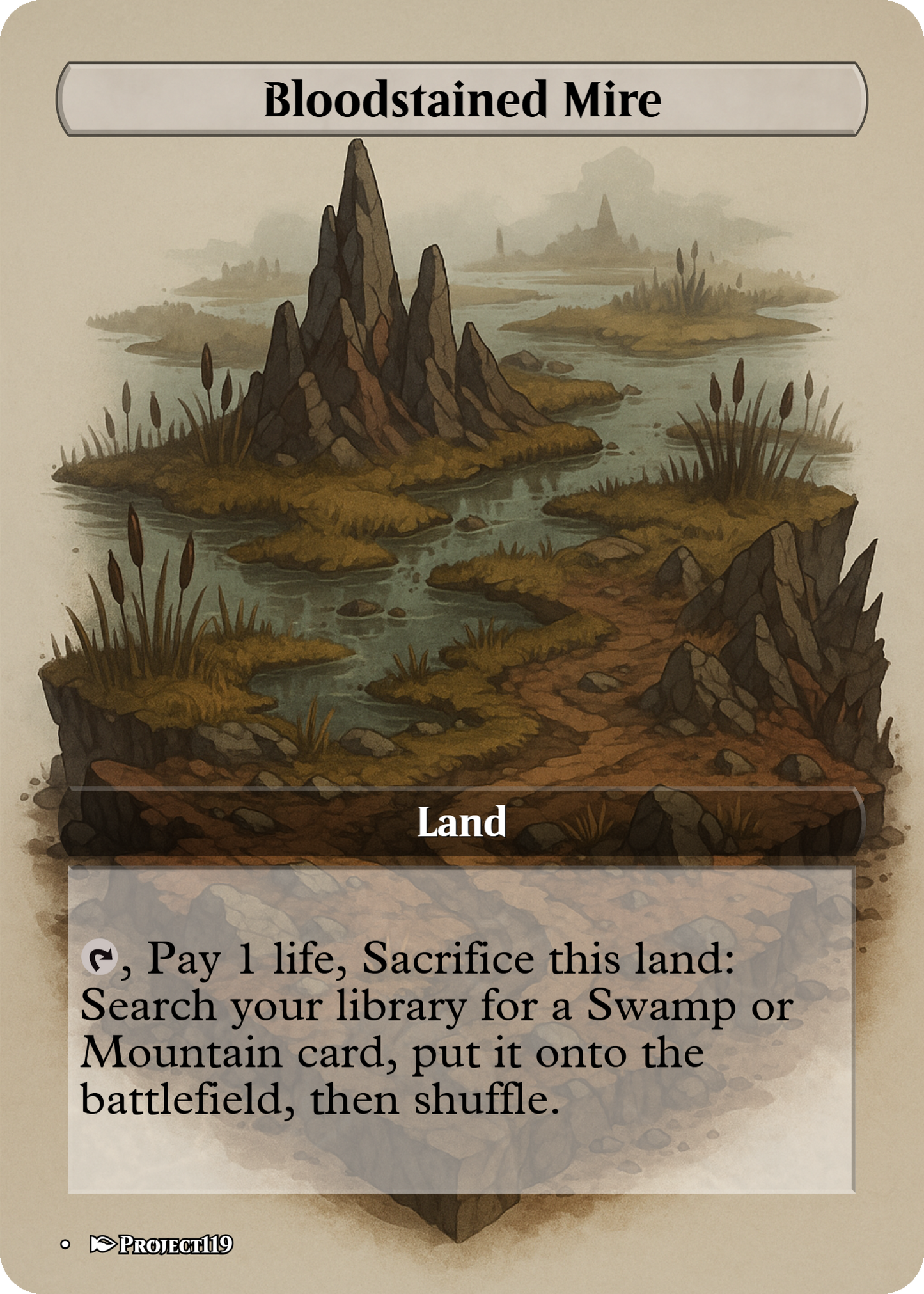 Isometric Art Inspired 18 Land Mardu Commander Starter Bundle - Magic the Gathering Proxy Cards