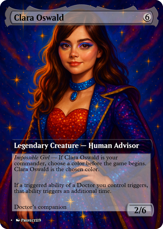 Clara Oswald - Magic the Gathering Proxy Card