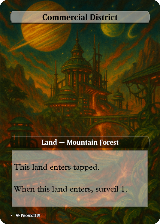 1930's Pulp Magazine Cover Inspired 10 Surveil Land Bundle - Magic the Gathering Proxy Cards