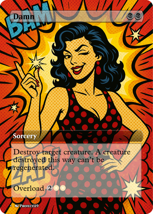 Damn - Magic the Gathering Proxy Card