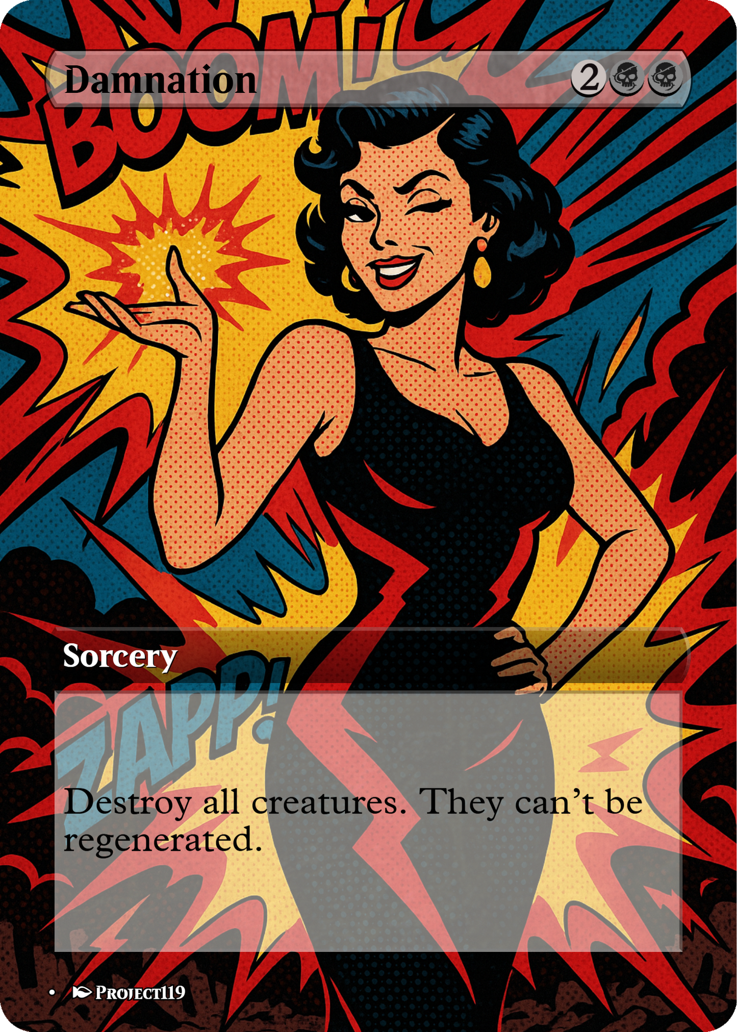 Damnation - Magic the Gathering Proxy Card