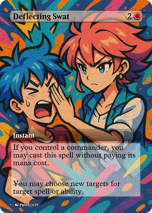 Deflecting Swat - Graffiti Inspired Magic the Gathering Proxy Card