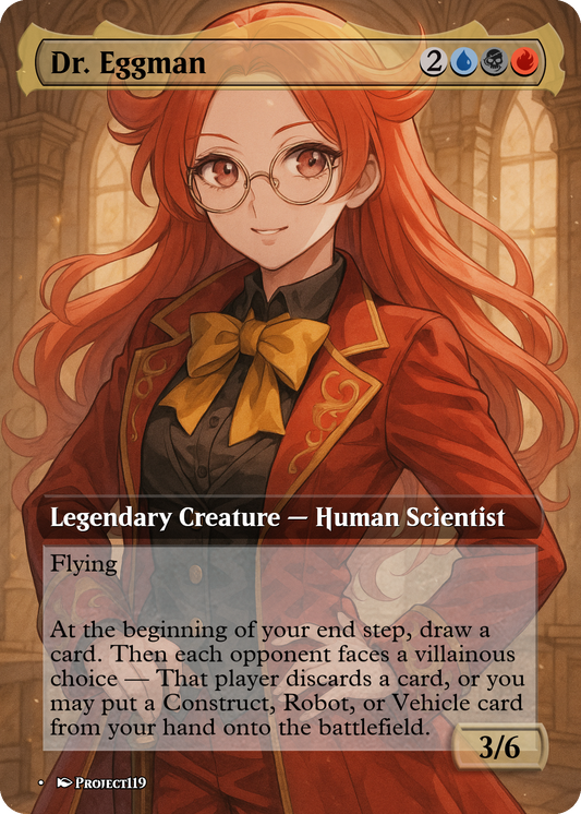 Dr. Eggman - Shoujo Princess Magic the Gathering Proxy Card