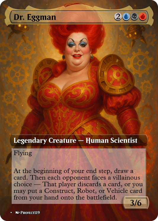 Dr. Eggman - Magic the Gathering Proxy Card