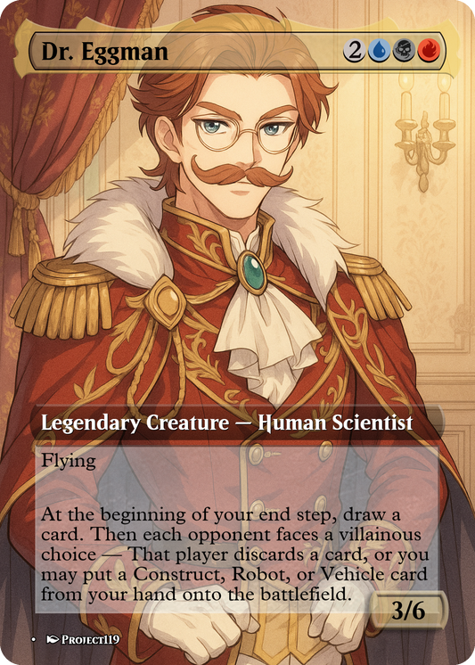 Dr. Eggman - Shoujo Prince Magic the Gathering Proxy Card