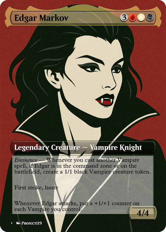 Edgar Markov - Nagel Inspired Magic the Gathering Proxy Card