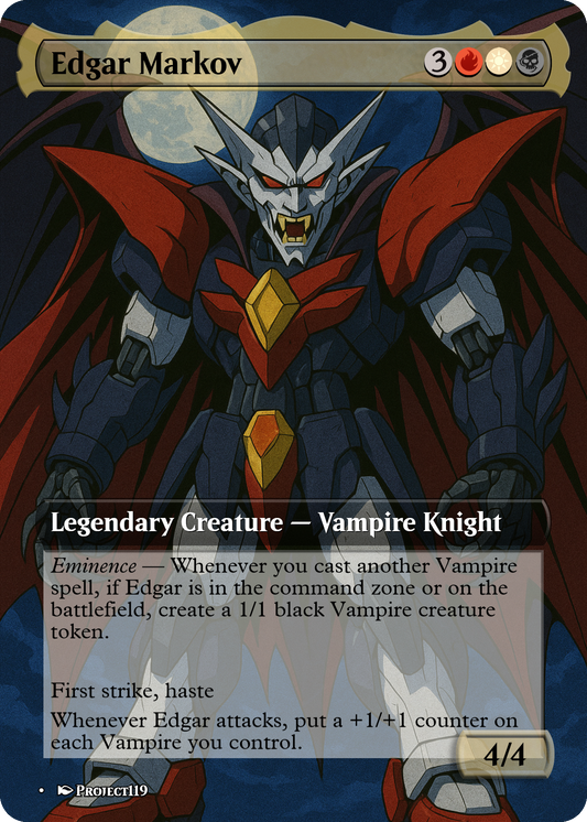 Edgar Markov - Gundam Inspired Magic the Gathering Proxy Card