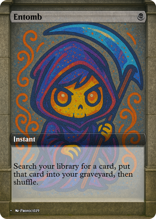 Entomb - Graffiti Inspired Magic the Gathering Proxy Card
