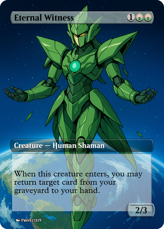 Eternal Witness - Gundam Inspired Magic the Gathering Proxy Card