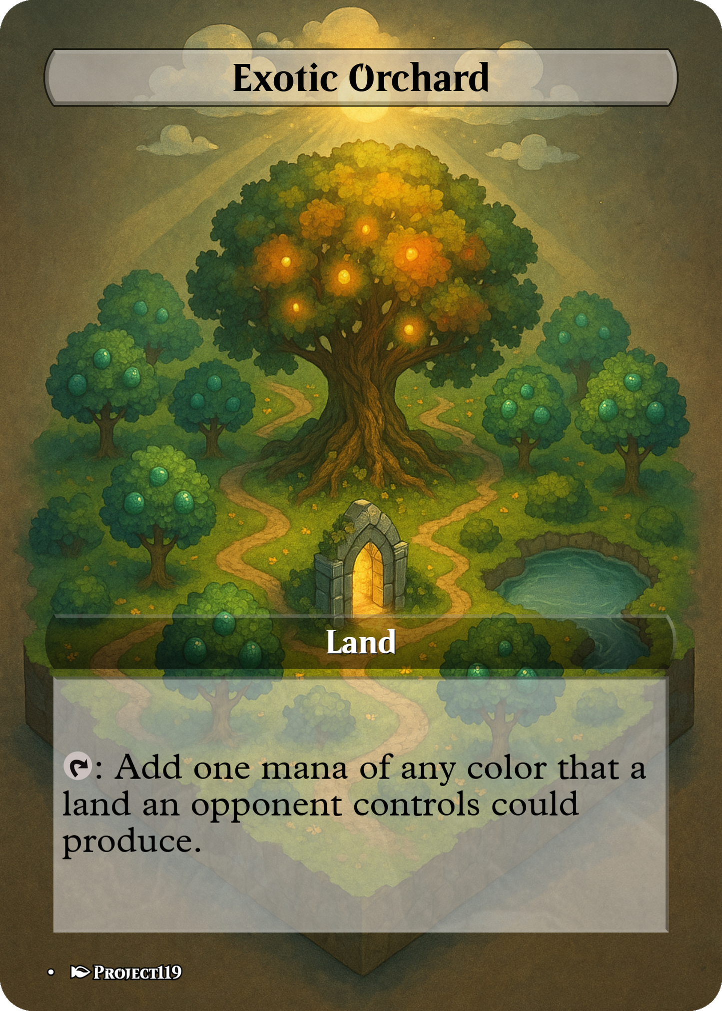 Isometric Art Inspired 18 Land Esper Commander Starter Bundle - Magic the Gathering Proxy Cards