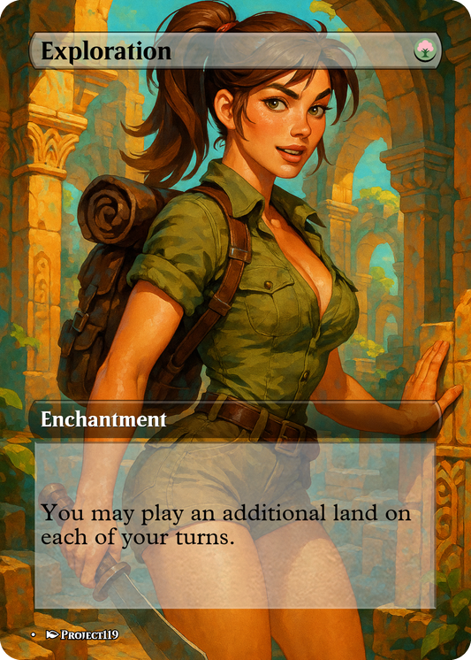 Exploration - Digital Pin Up Magic the Gathering Proxy Card