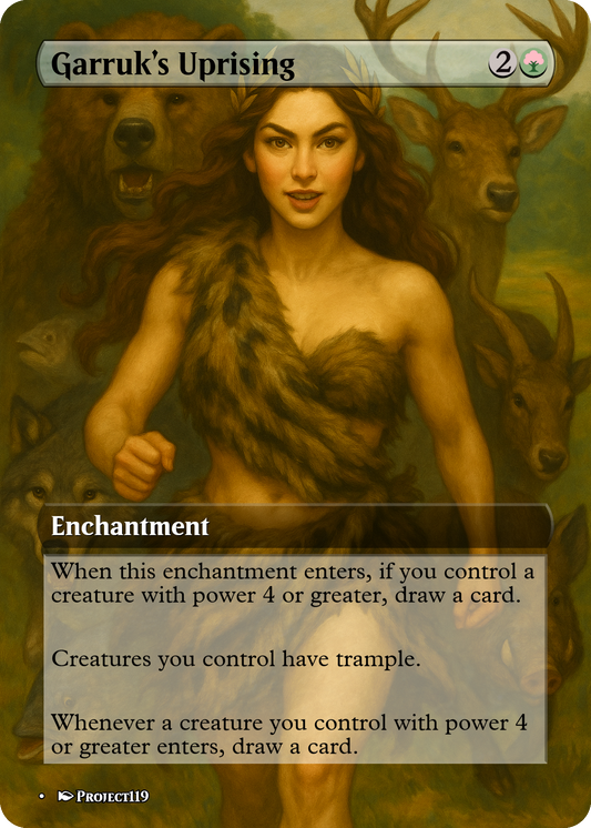 Garruk's Uprising - Magic the Gathering Proxy Card