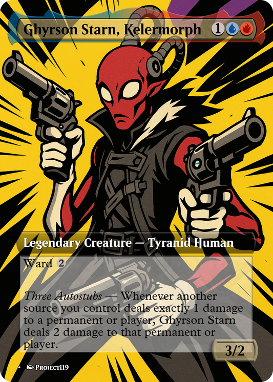 Ghyrson Starn, Kelermorph - Persona Inspired Magic the Gathering Proxy Card