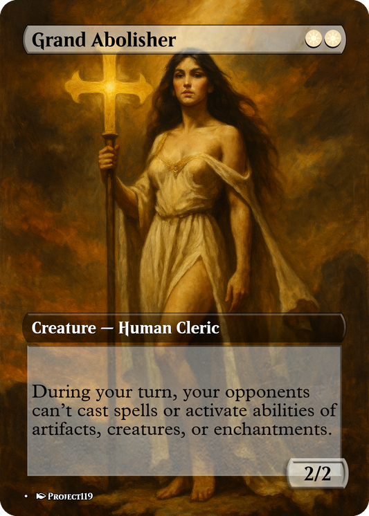 Grand Abolisher - Dark Fantasy Inspired Magic the Gathering Proxy Card