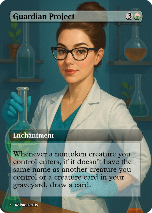 Guardian Project - Digital Pin Up Magic the Gathering Proxy Card
