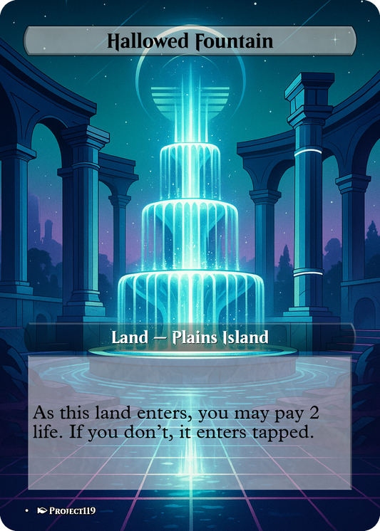 Synthwave Inspired 10 Shock Land Bundle - Magic the Gathering Proxy Cards
