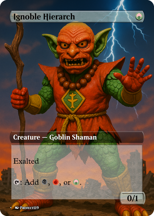 Ignoble Hierarch - Magic the Gathering Proxy Card