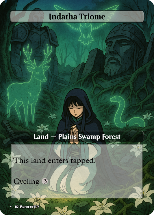 1990’s Anime Inspired 18 Land Abzan Commander Starter Bundle - Magic the Gathering Proxy Cards