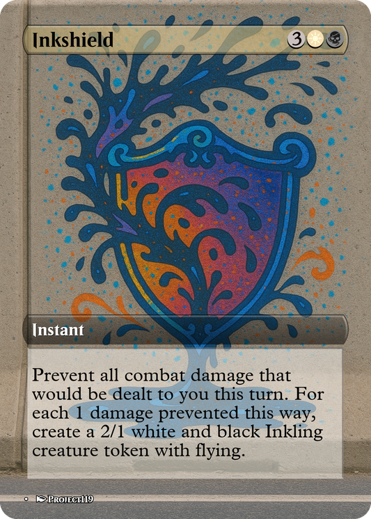 Inkshield - Graffiti Inspired Magic the Gathering Proxy Card