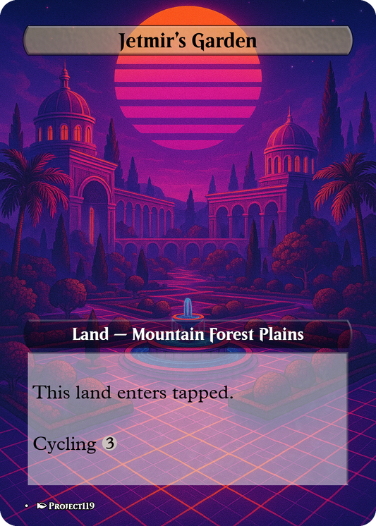 Synthwave Inspired 18 Land Naya Commander Starter Bundle - Magic the Gathering Proxy Cards